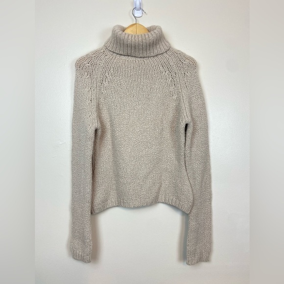 TOAST 99% CASHMERE KNIT SUPER SOFT COZY ROLL NECK SWEATER QUIET LUXURY COMFY - Picture 3 of 11